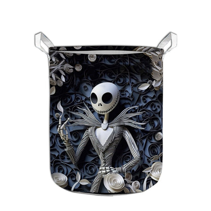 Hello Darkness Nightmare Storage Basket With 3D Effect Pattern