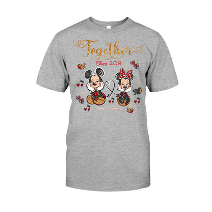 Together Since - Personalized Mouse T-shirt and Hoodie