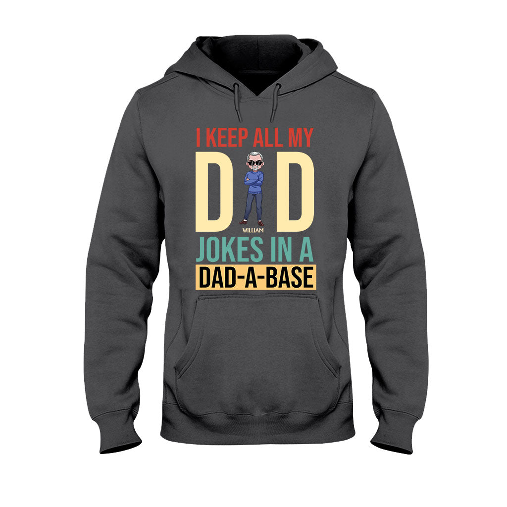 I Keep All My Dad Jokes - Personalized Father's Day T-shirt and Hoodie