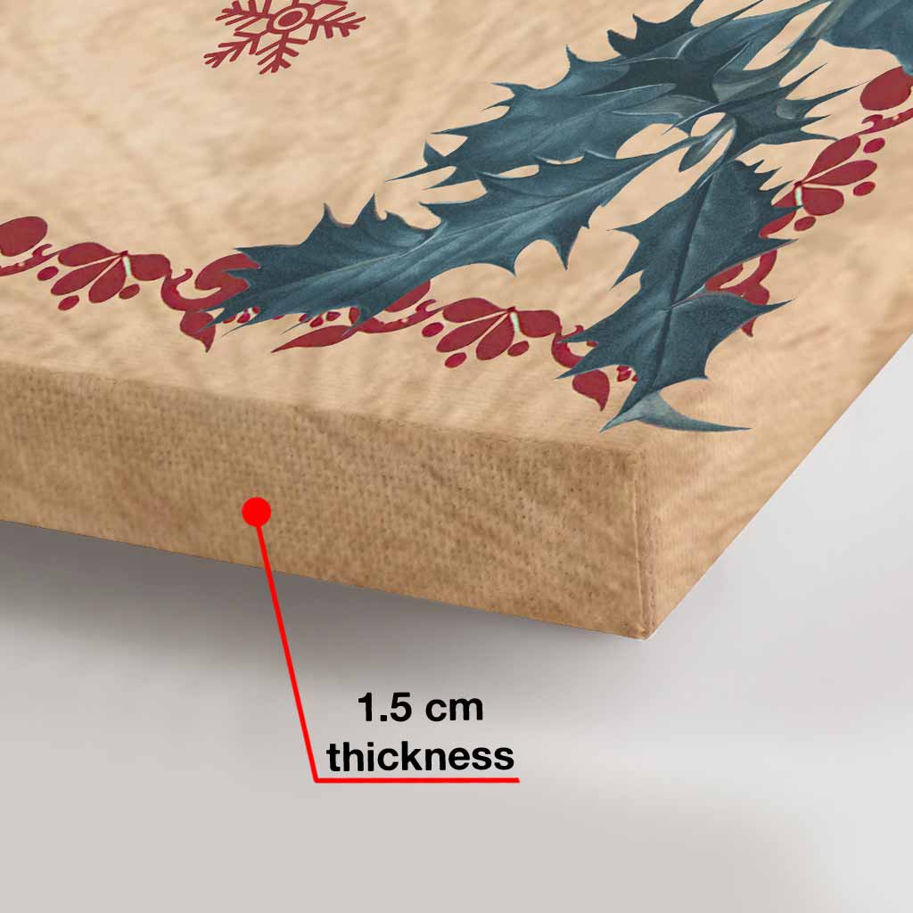 Happy Winter Solstice - Personalized Christmas Witch Canvas And Poster