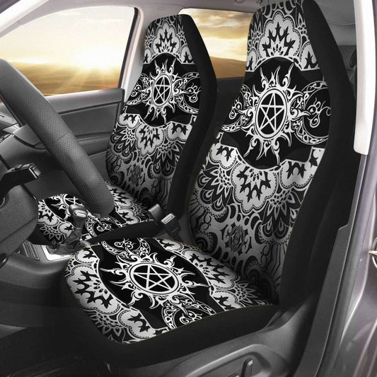 Triple Moon Wicca - Witch Seat Covers 0822