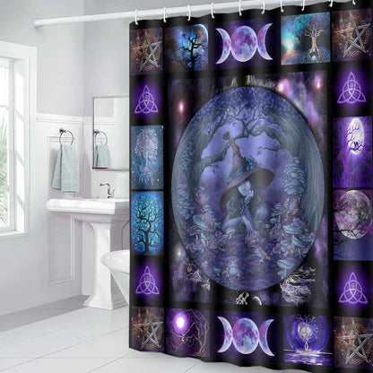 Witch - Bathroom Curtain & Mats Set