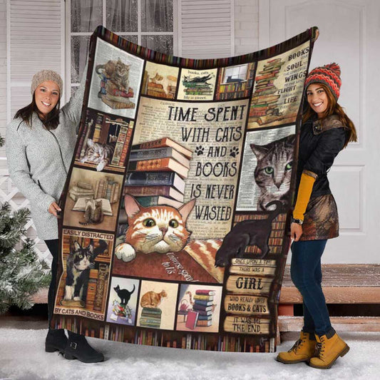 Time Spent With Books - Blanket 112021