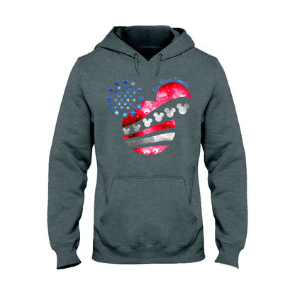 God Bless America Mouse Ears - Independence Day T-shirt and Hoodie