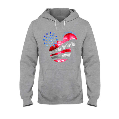 God Bless America Mouse Ears - Independence Day T-shirt and Hoodie