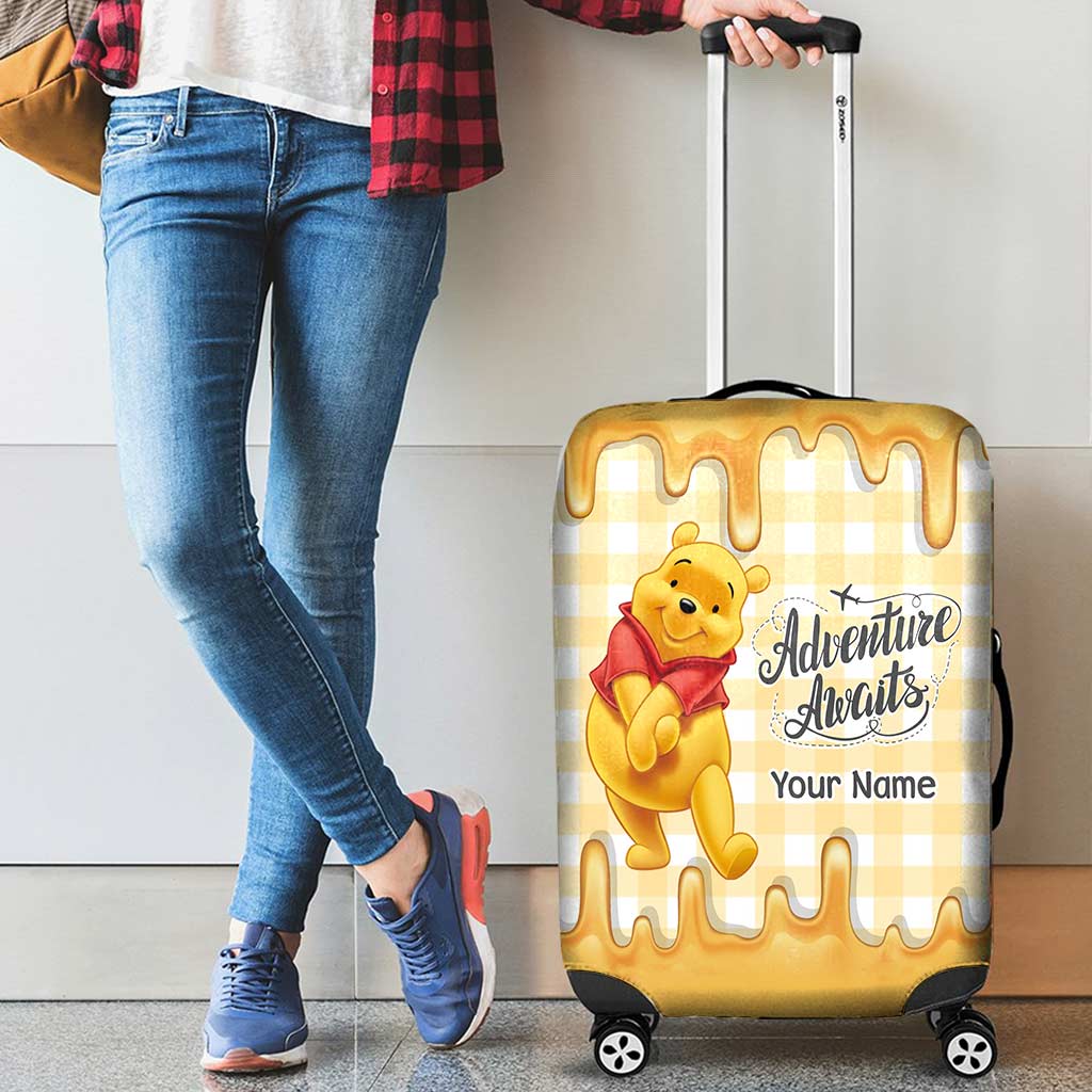 Adventure Awaits - Personalized Mouse Luggage Cover