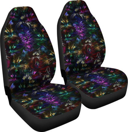 Colorful Cat Cat Seat Covers 0622