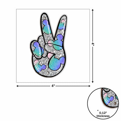 Peace Love Magic - Mouse 6 Pieces Garland