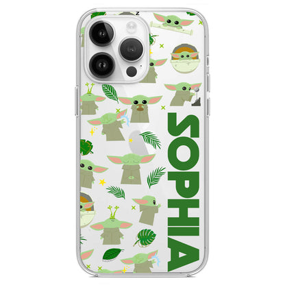 Baby Summer - Personalized The Force Clear Phone Case