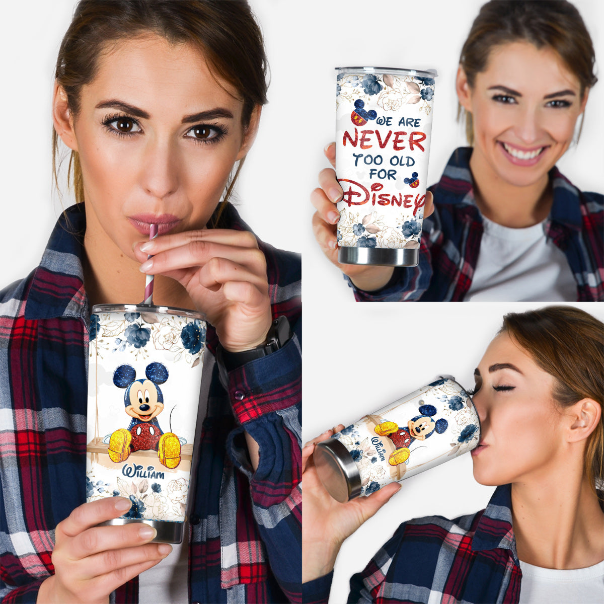 We're Never Too Old - Personalized Mouse Tumbler