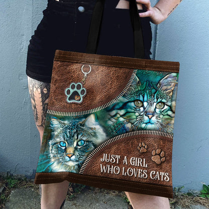 Cat Just A Girl Who Love - Cat Tote Bag 0921
