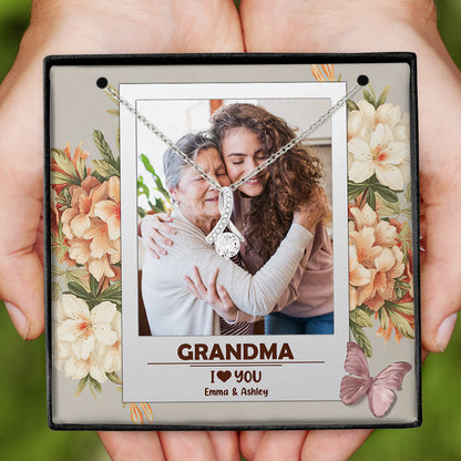 Grandma I Love You - Personalized Mother's Day Grandma Necklace
