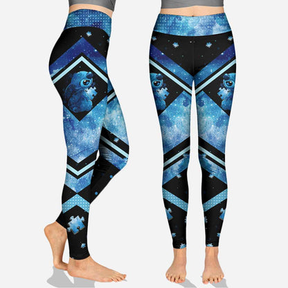 Be You The World Will Adjust - Personalized Autism Awareness Hoodie And Leggings