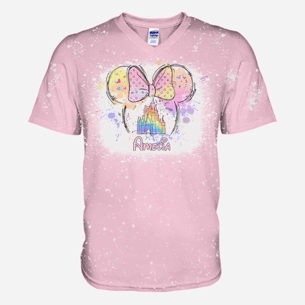 Magic Castle - Personalized Mouse Handmade Bleached Shirts