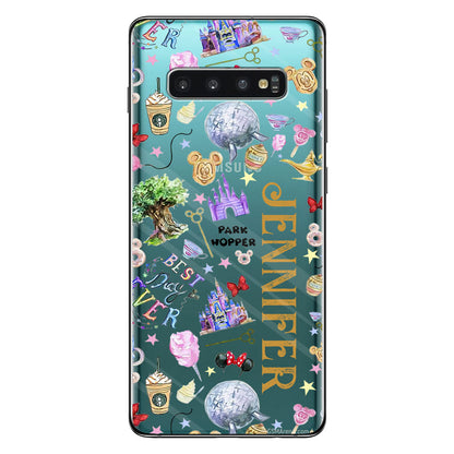 Lovely Mouse Ears - Personalized Mouse Clear Phone Case