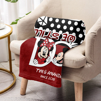 We Still Do - Personalized Couple Mouse Blanket