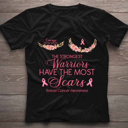 Breast Cancer Awareness Scars - Personalized T-shirt and Hoodie