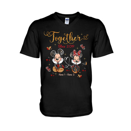 Together Since - Personalized Mouse T-shirt and Hoodie