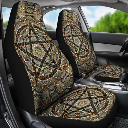 Pentacle Wicca - Witch Seat Covers 0822