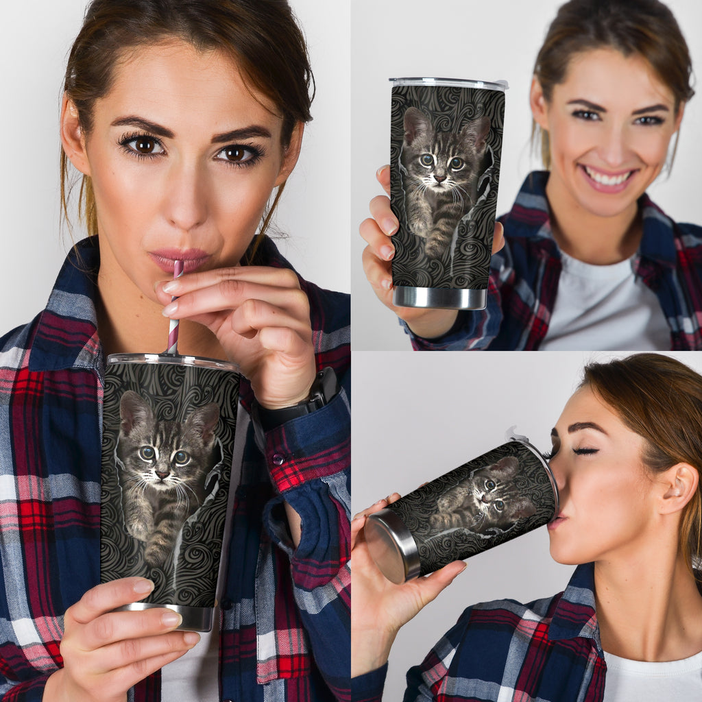 Cute Cat Tumbler 0622