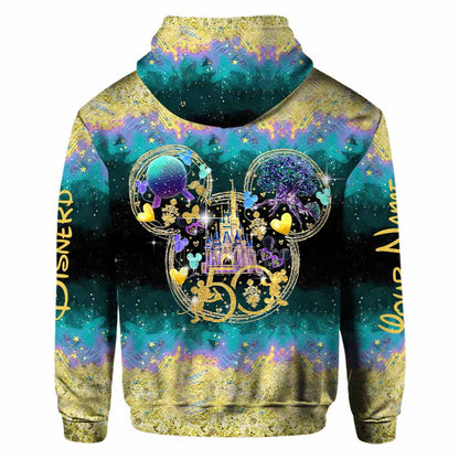 Magic 50 Years - Personalized Mouse All Over T-shirt and Hoodie