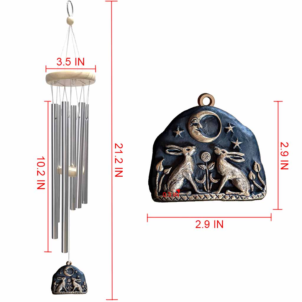 Moon Gazing Hare - Witch Wind Chime