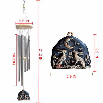 Moon Gazing Hare - Witch Wind Chime