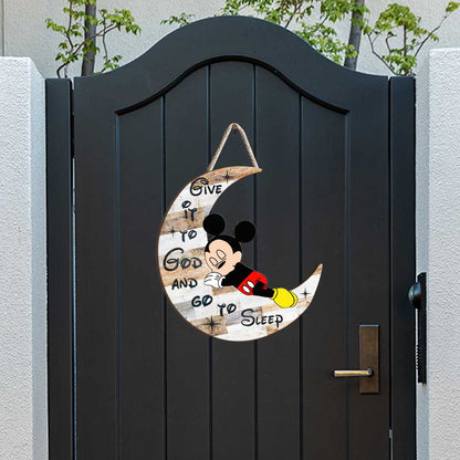 Give It To God - Mouse Wood Sign