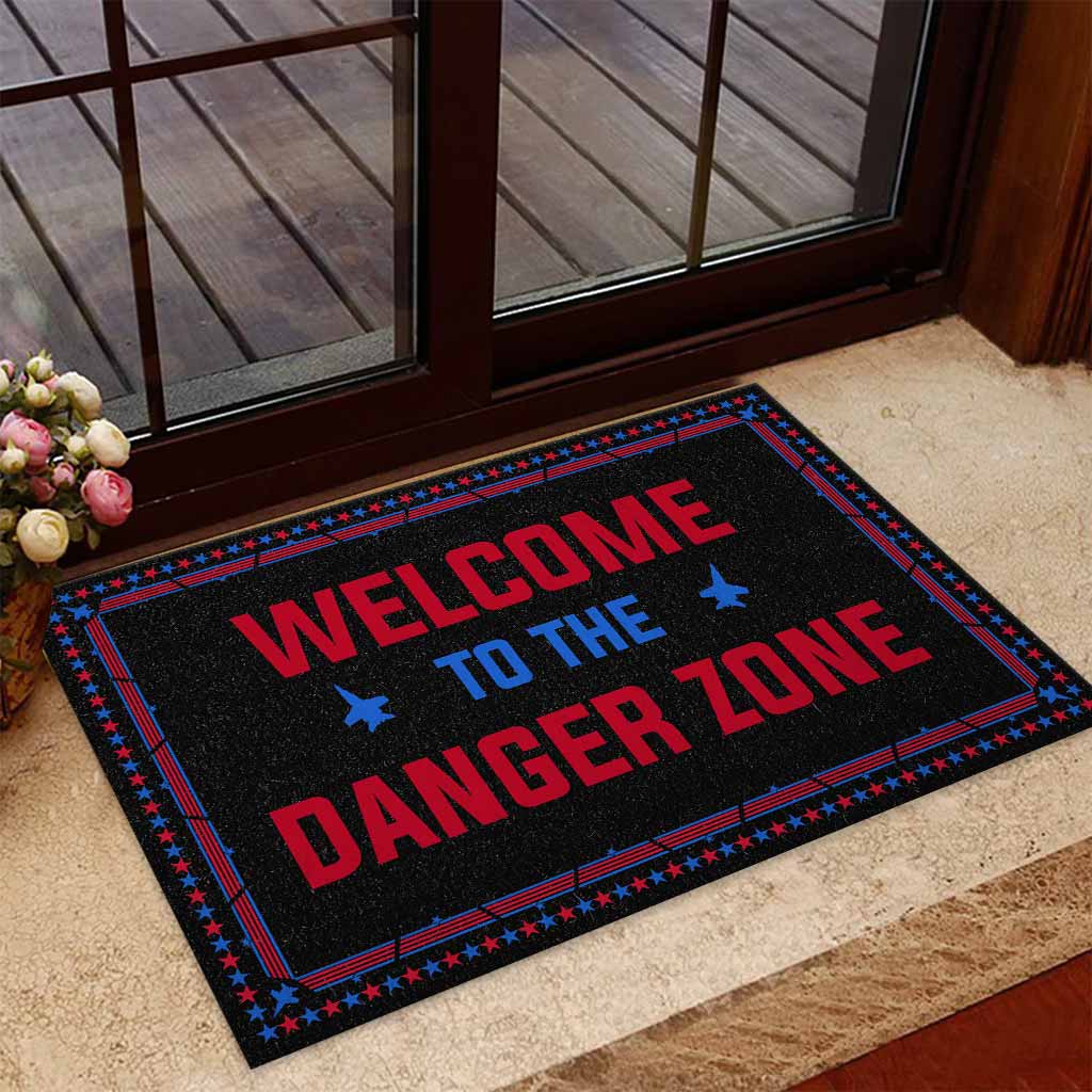 Welcome To The Danger Zone - Independence Day Top Gun Doormat
