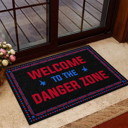 Welcome To The Danger Zone - Independence Day Top Gun Doormat