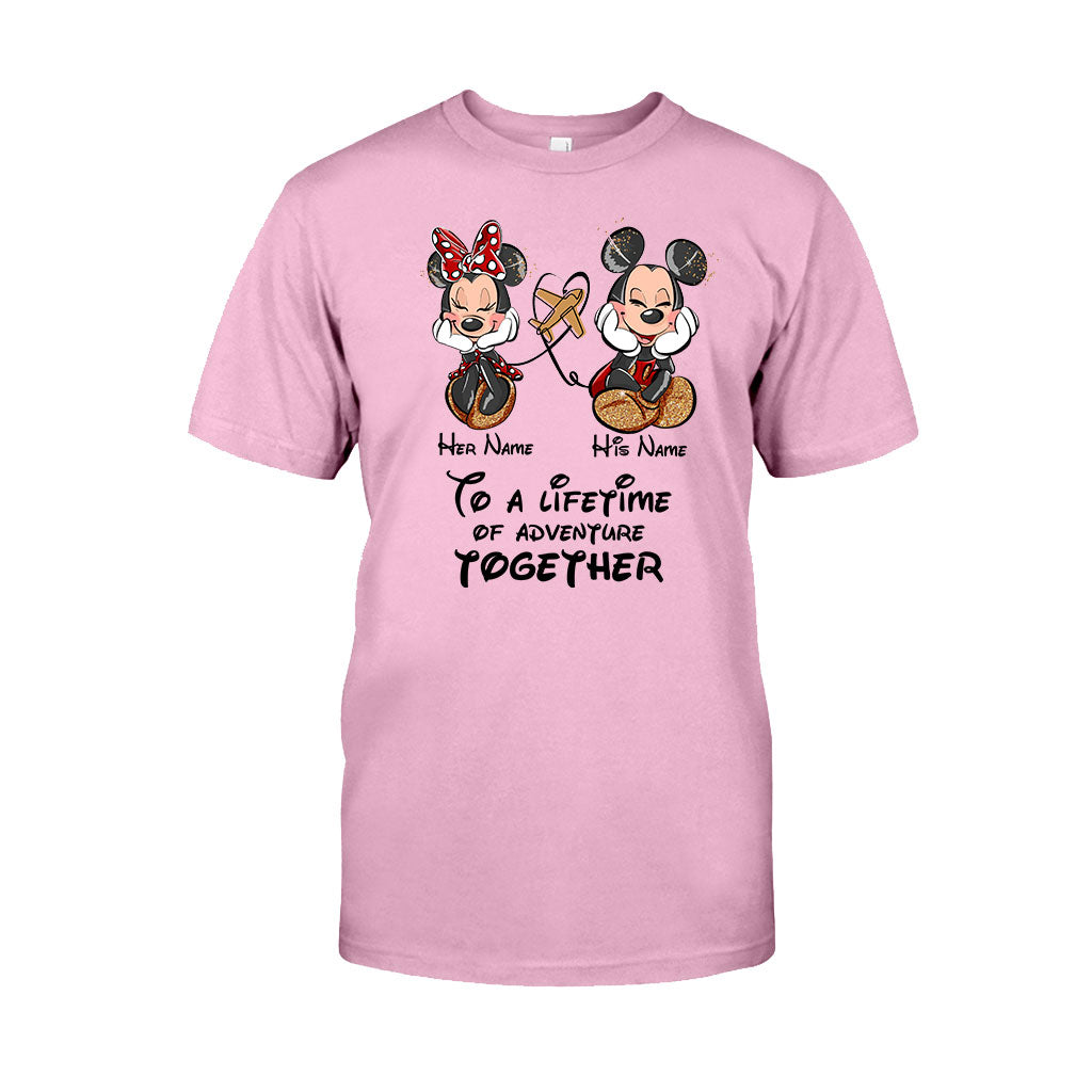 To A Lifetime Of Adventure Together - Personalized Mouse T-shirt and Hoodie