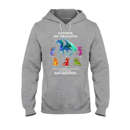 Father Of Dragons - Personalized Father's Day T-shirt and Hoodie