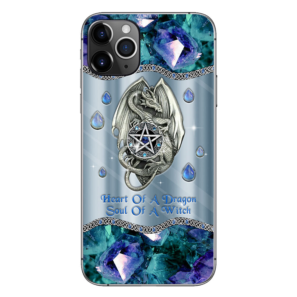 Heart Of A Dragon Soul Of A Witch 3D Pattern Print Phone Case