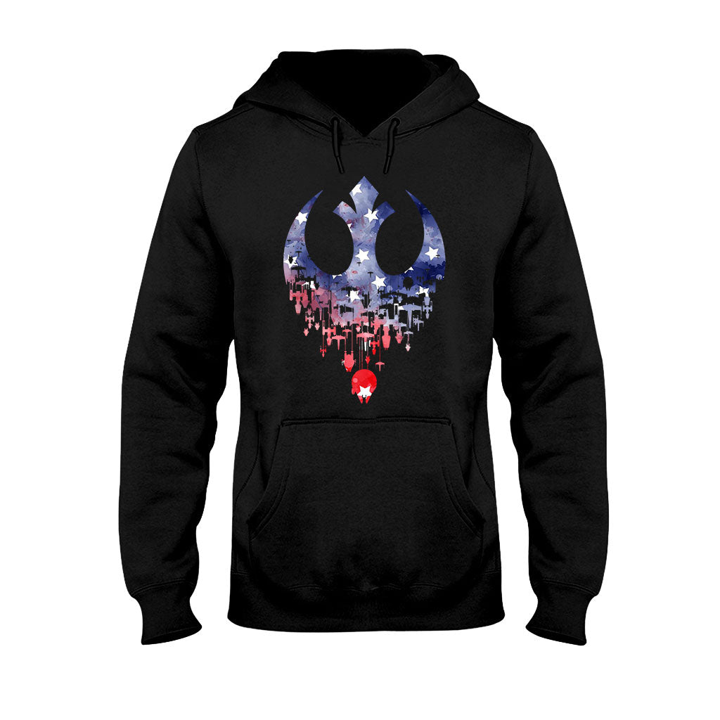 Rebel - Independence Day The Force T-shirt and Hoodie