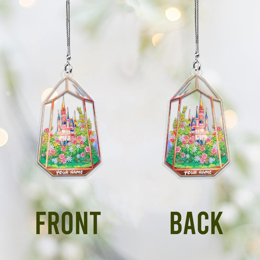 Magical Castle - Personalized Mouse Transparent Car Ornament