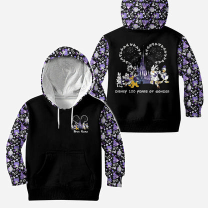 100 Years Of Wonder - Personalized Mouse Hoodie and Leggings