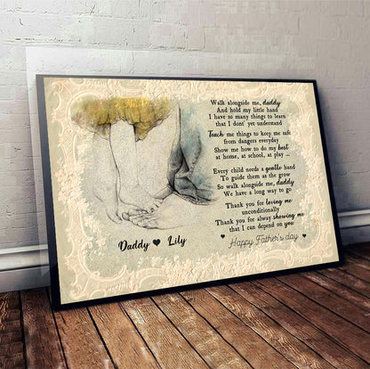 You Will Stay There Forever - Personalized Father's Day Father Poster