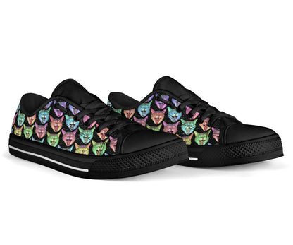 Space Cats Cat Low Top Shoes 0622