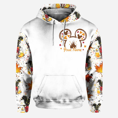 Hello Fall - Personalized Mouse Hoodie and Leggings