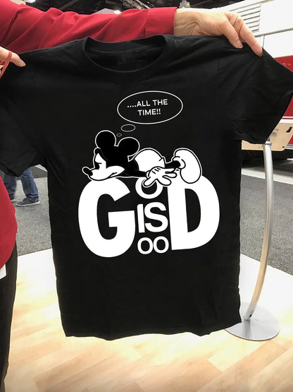 God Is Good All The Time Mouse T-shirt and Hoodie 0823