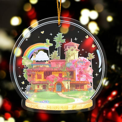Madrigal Casita Terrarium - Christmas Mouse Transparent Ornament