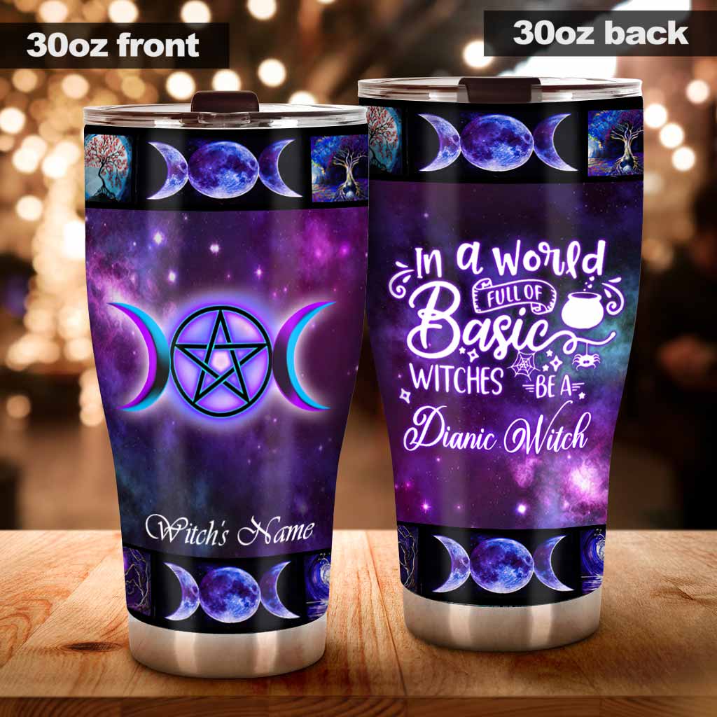 Be A Witch Types Of Witches - Personalized Tumbler