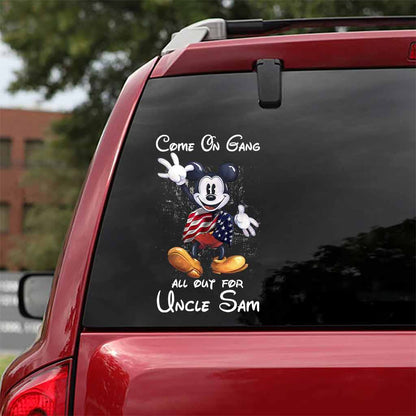 Come On Gang - Independence Day Mouse Decal Full