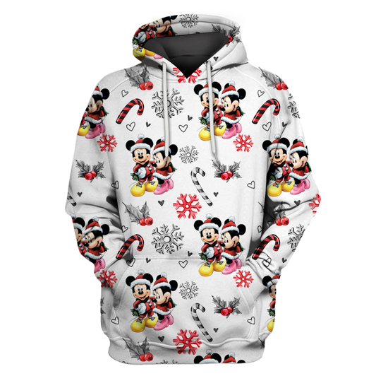Merry Christmas Mouse All Over Shirt 0823