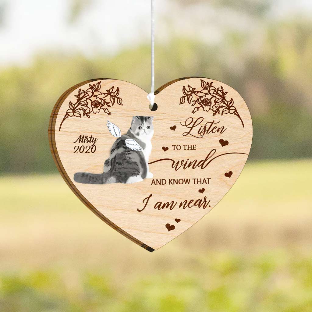 Listen To The Wind - Personalized Cat Wind Chime