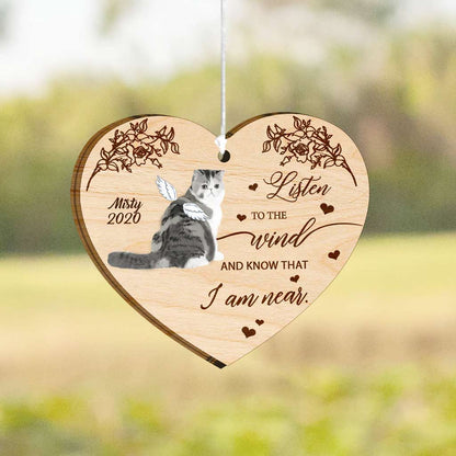 Listen To The Wind - Personalized Cat Wind Chime