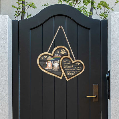 I Still Talk To You - Personalized Cat Wood Sign