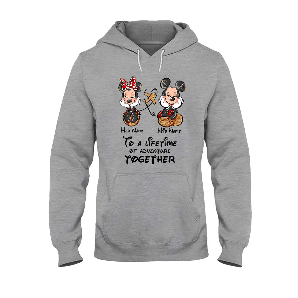 To A Lifetime Of Adventure Together - Personalized Mouse T-shirt and Hoodie
