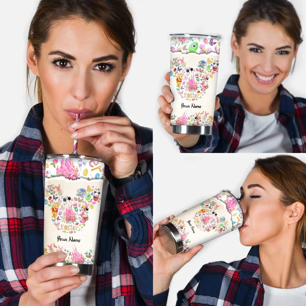 Happy Easter Mouse Ears - Personalized Tumbler