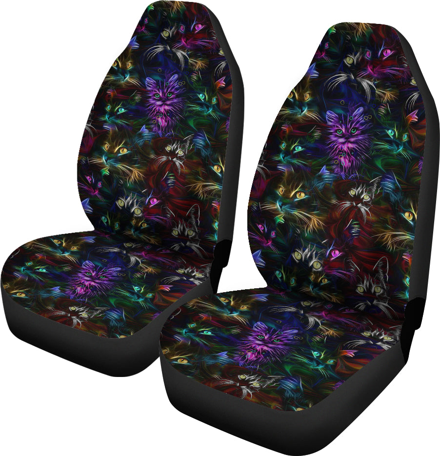 Colorful Cat Cat Seat Covers 0622